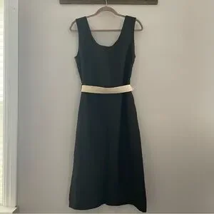 Harve Benard | Dresses | Harve Benard Vintage 9s Linen Blend Sleeveless  Midi Dress Xl | Poshmark
